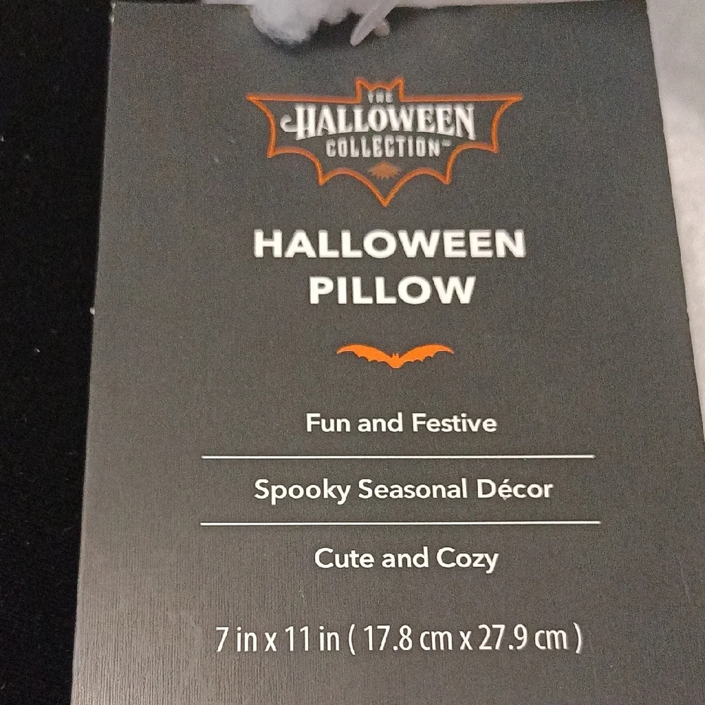 Halloween Ghost Plush Pillow - White